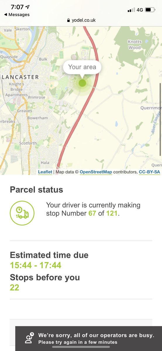 CASx's tweet photo. @YodelOnline @GustoHQ  great time keeping... hope my food is still going to be ok, it should of been delivered and in the fridge over an hour ago! https://t.co/zqstUEaRfw
