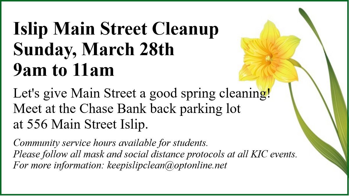 KeepIslipClean's tweet photo. https://t.co/vhbp6Ld6Av