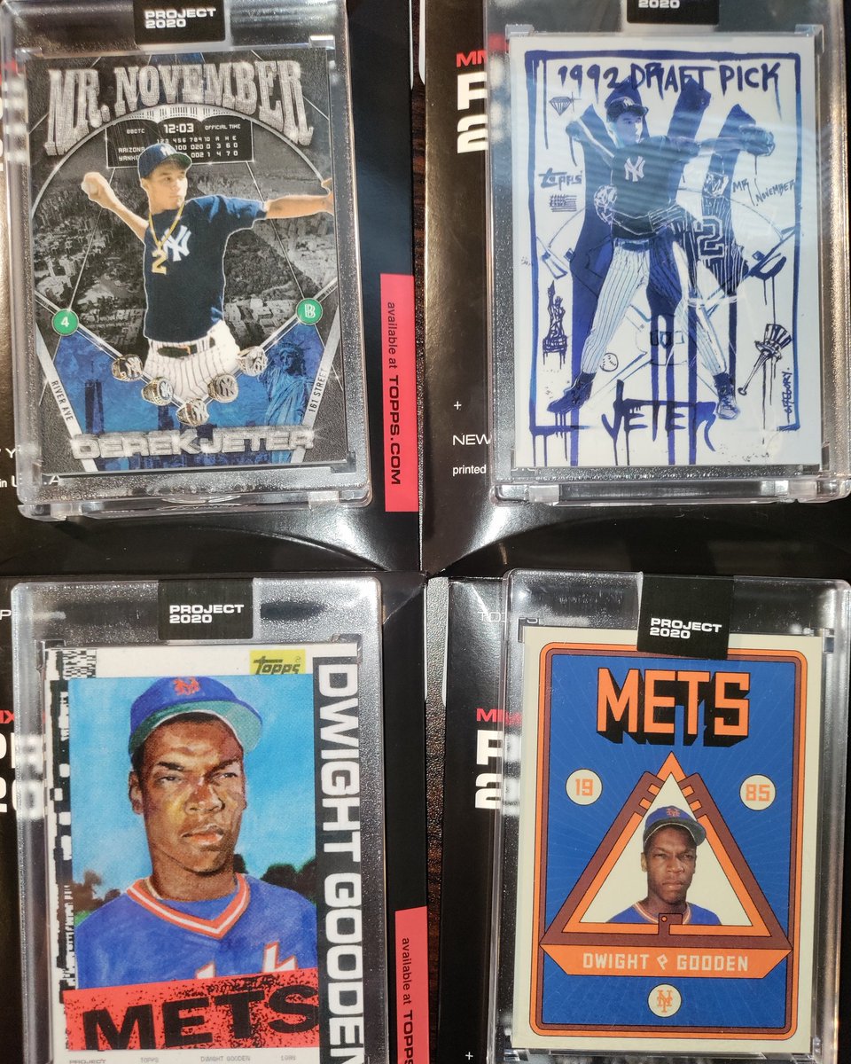 gutter_the_OG's tweet photo. Mail Day ! A cool baseball card pickup. #sportscards #Mets #Yankees  #toppsproject2020 https://t.co/IR1Cpprqsj