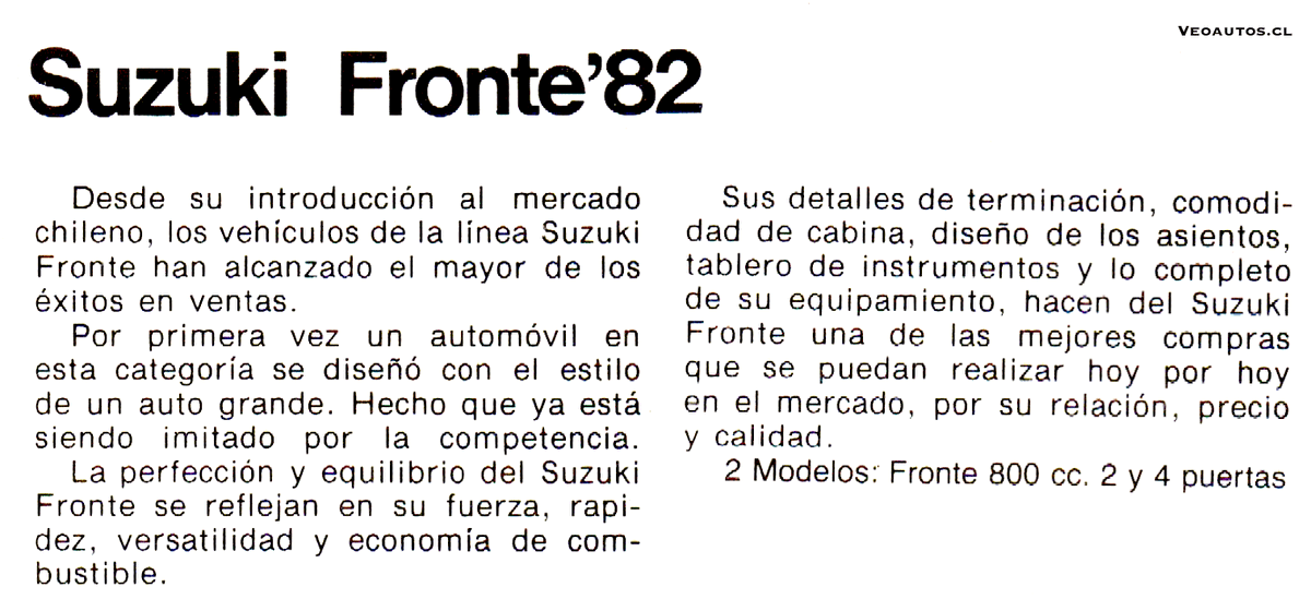 VeoAutos's tweet photo. Suzuki Fronte SS80. Ficha de producto Chile 1982.
+ Info link https://t.co/E20GHT9dw4
#suzukifronte #frontess80 #suzuki #chile #veoautos @SuzukiChile_ @addict_car @thecarfactoids @YesterdaysDrive @publichilensis @RiveraNotario https://t.co/3ts1Iegv6a