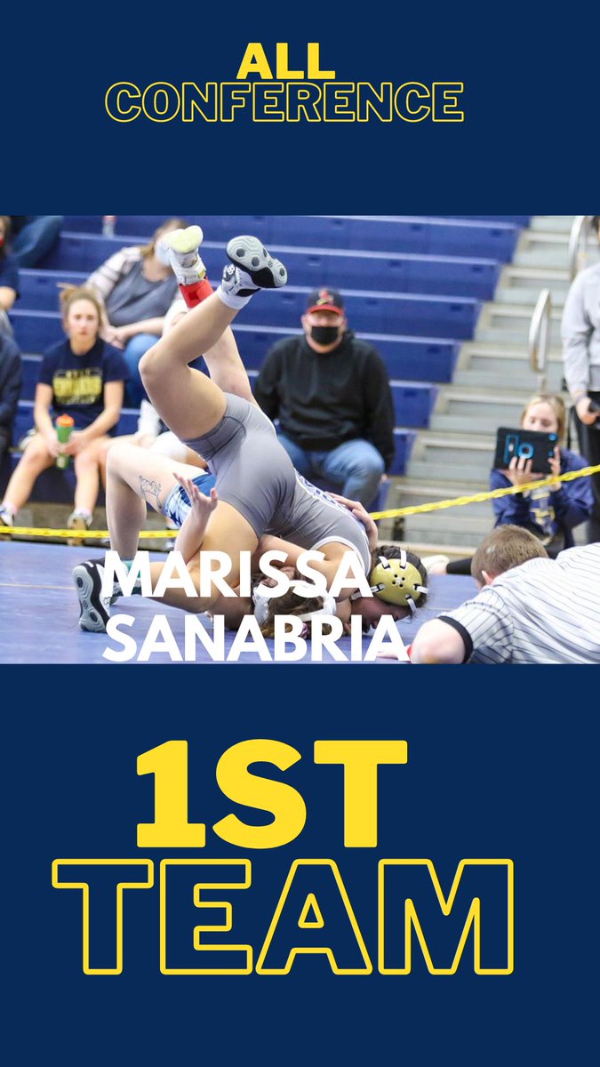 HoltWrestling's tweet photo. Congratulations to Sophomore Marissa Sanabria for being 1st team All Conference!! https://t.co/SvhhXOWUOi