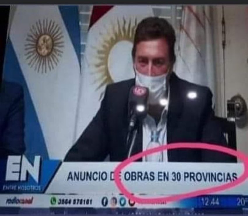 madorni's tweet photo. Somos tan populistas que en un año electoral hacemos obras en más provincias de las que en realidad tenemos. 

Argentina de pie. https://t.co/omiudCUbAJ