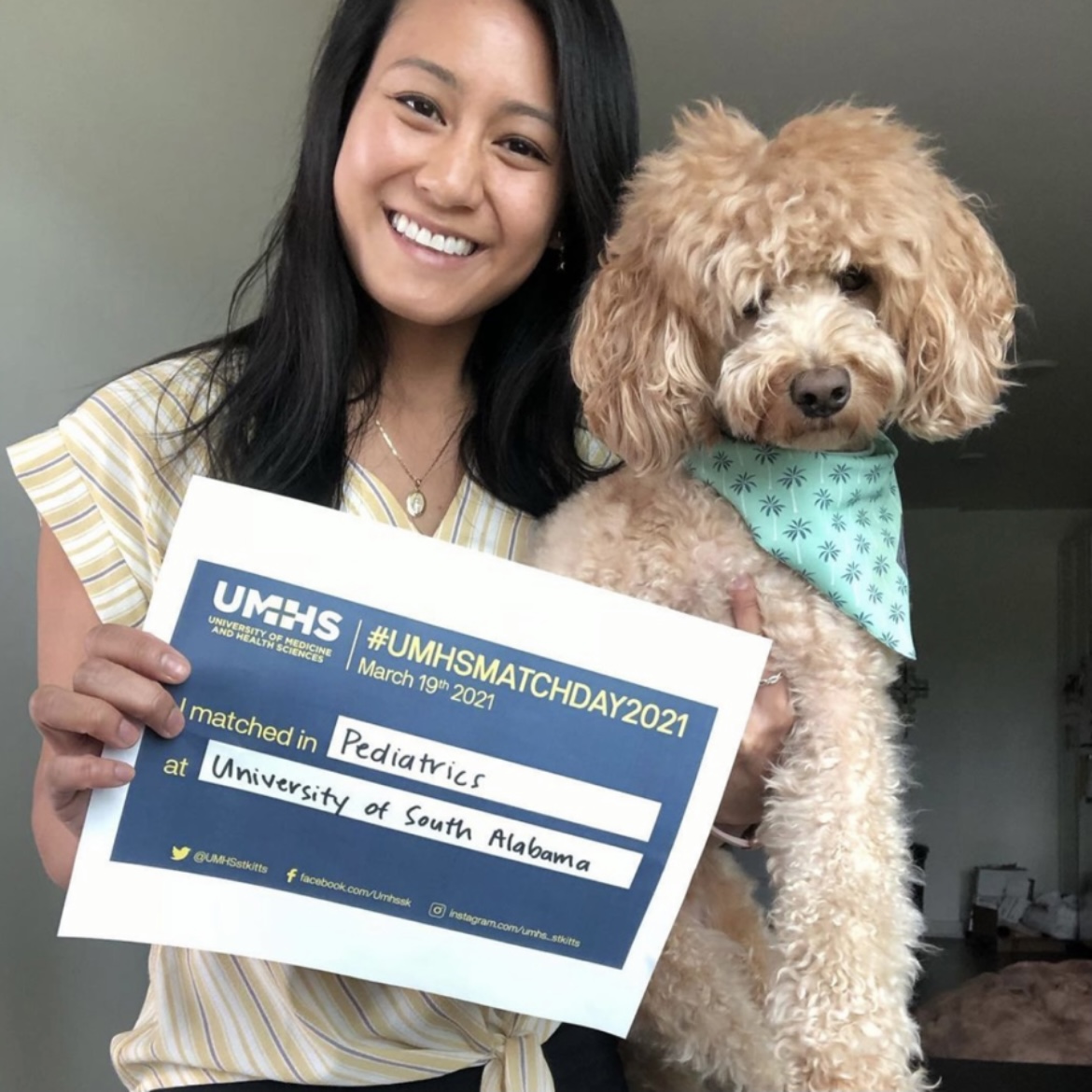 UMHSstkitts's tweet photo. Congratulations to all of the students who matched into residencies this year! It was our best yet w/ students matching in 27 states. This is the first time we have had matches in California &amp; Washington, D.C. 

Check out our full match list on our website https://t.co/h0us1XH5iz https://t.co/zldWTuDmfT