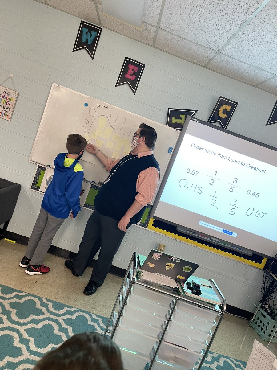 We had so much fun playing “stinky foot” today for math review! It felt good to be doing something that felt so normal! #engagement #mcps <a href="/BelviewBees/">Belview Elementary</a>