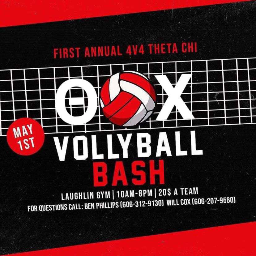 oxetagamma's tweet photo. 🐍 FIRST ANNUAL THETA CHI VOLLEYBALL TOURNAMENT 🐍
-Teams of 4 
-May 1st 2021 
-Pre-registration ends Wednesday April 28th 
-Open to the public 
-Spectators welcome
-For questions or inquiries contact Ben Phillips or Will Cox at (numbers listed above) https://t.co/SXoVqCRJVv