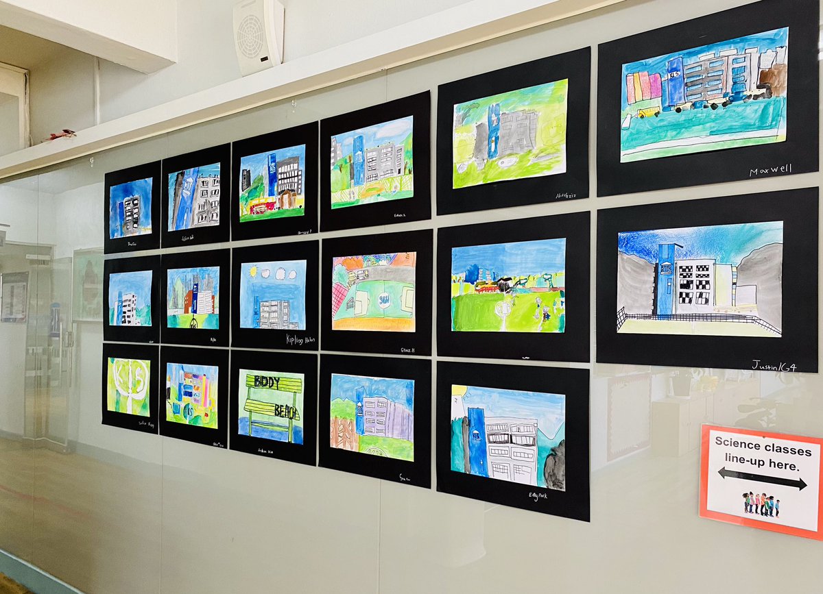 Karenjung20's tweet photo. My school is an art gallery! Check out the beautiful collaborative artworks on display at @KIS_SeoulCampus #kispride #springartshow #elementaryart https://t.co/gIVzn3iL3D
