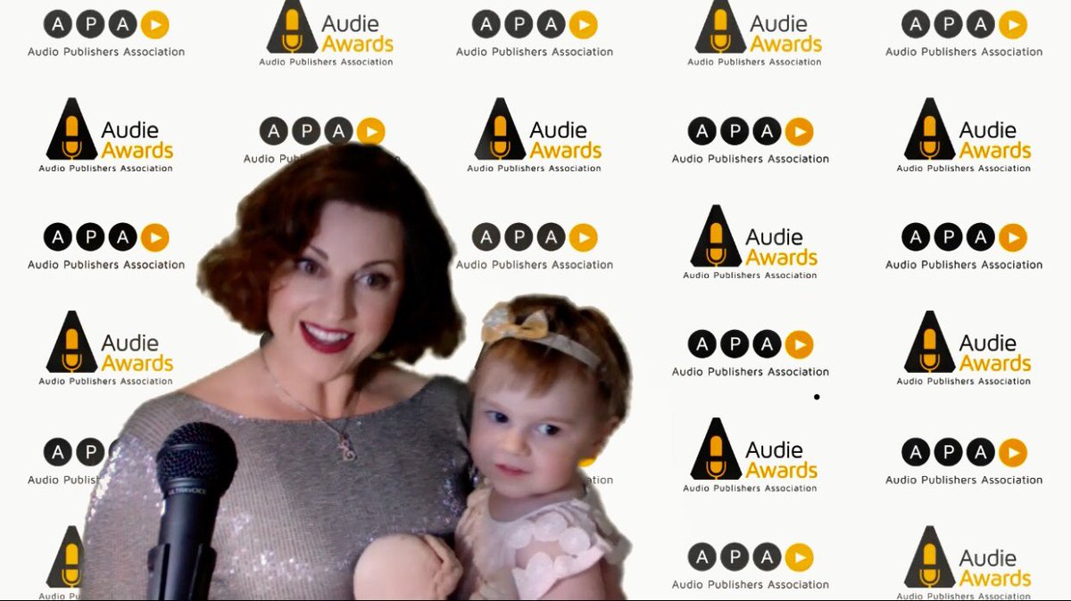 #Audies2021 gala is tonight! The Oscars of Audiobooks, where for 1 night, we stumble out of our studios, get our hair done, pour champagne instead of tea, & (speaking for myself) don the Spanx and SPARKLE! Celebrate excellence in #audiobooks-this year, from the comfort of home!