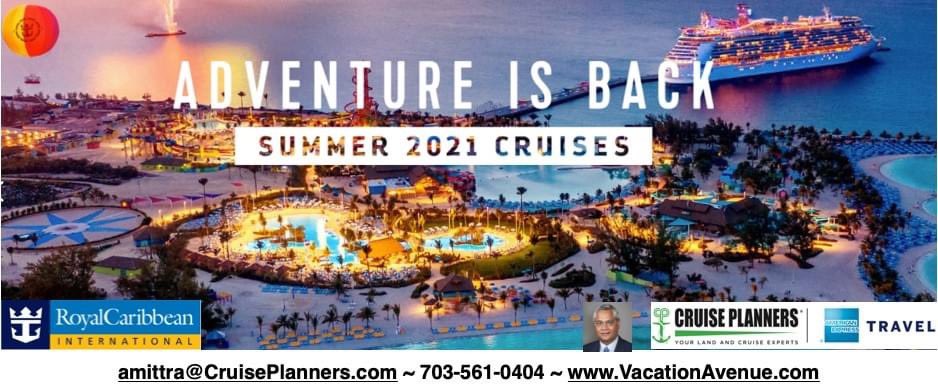 amittra's tweet photo. Cruises are back for Summer 2021 for vaccinated people. Kids under 18 will be exempt. All Covid protocols in place. More info coming out in a couple days, please stay connected and visit this page on my website for more information https://t.co/Vjfyni617S
https://t.co/tkKkqCuyne https://t.co/Y5FsTNZep6