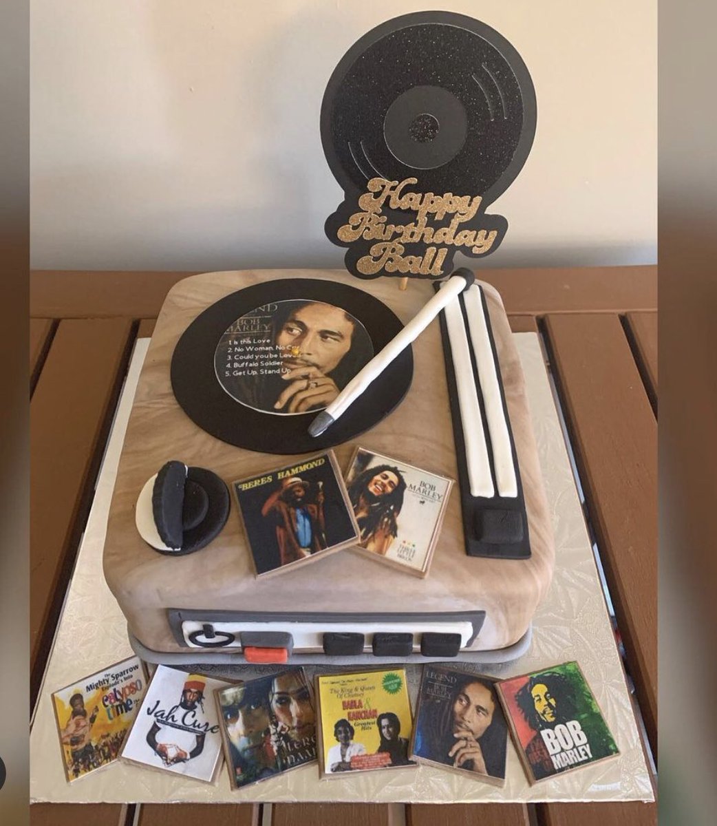 Don’t worry bout a thing 🎶 #bobmarley edible album covers! This Amazing 🤩 cake #cakes #decoration #baking #inthesix #topyoursweets #edibleimages #music #Reggae  #vibes