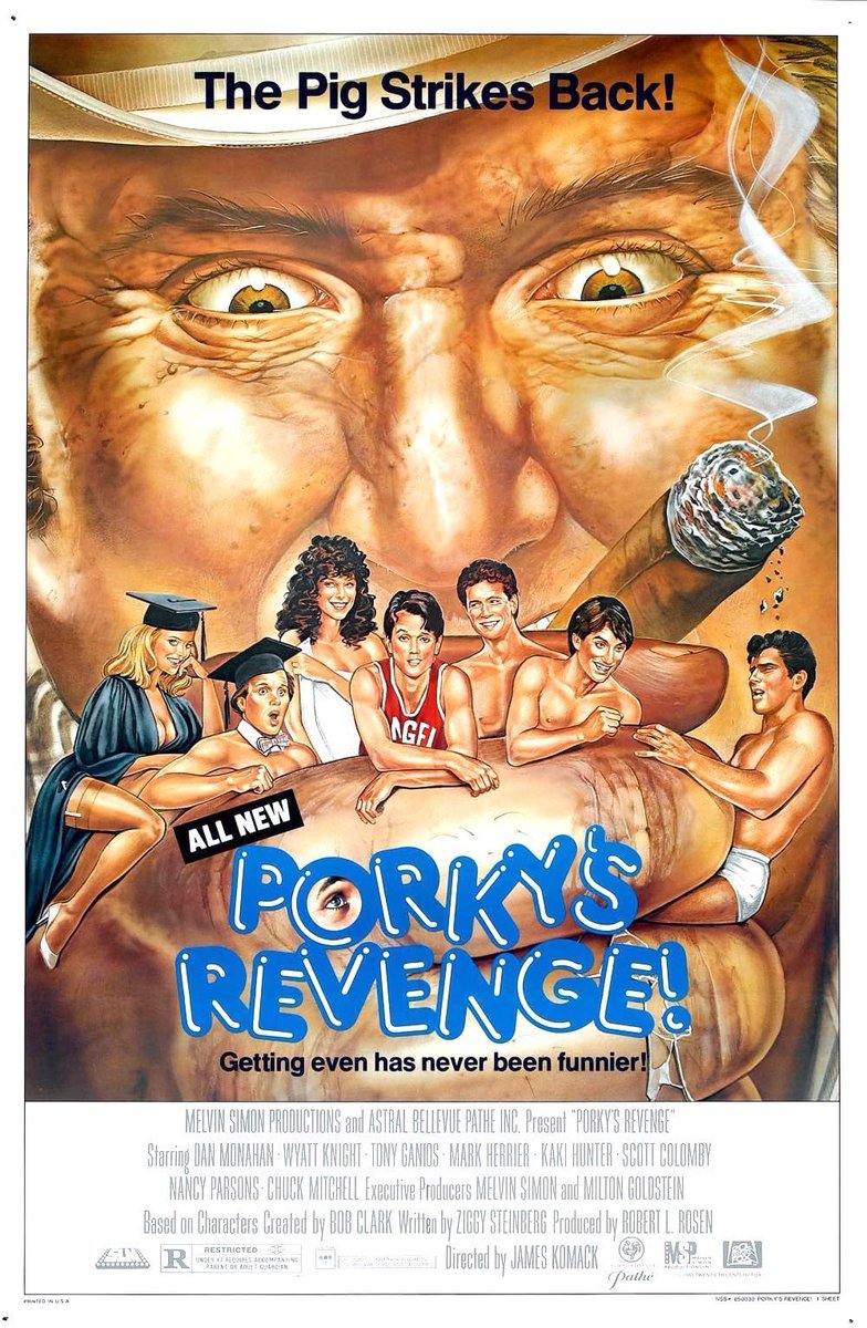 FilmNewsNos's tweet photo. 🎬MOVIE HISTORY: 36 years ago today, March 22, 1985, the movie ‘Porky’s Revenge!’ opened in theaters!
#DanMonahan #MarkHerrier #WyattKnight #KakiHunter #TonyGanios #ScottColomby #NancyParsons #EricChristmas #ChuckMitchell #KimberlyEvenson https://t.co/1zTa09qQ7Z