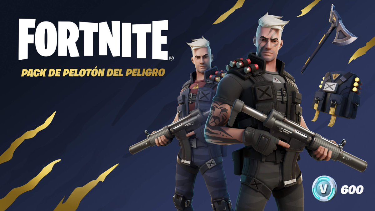 ✨SORTEO FAST! 

Sorteare este pack nuevo de Fortnite entre las personas que COMENTEN y den RT a este tweet.

el único requisito es seguirme así que juegue.

El sorteo lo hare a las 10 PM hora SV 🇸🇻 ( dentro de 4 h)

MUCHA SUERTE.