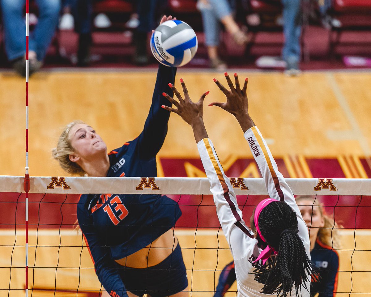 Illinois Volleyball tweet media