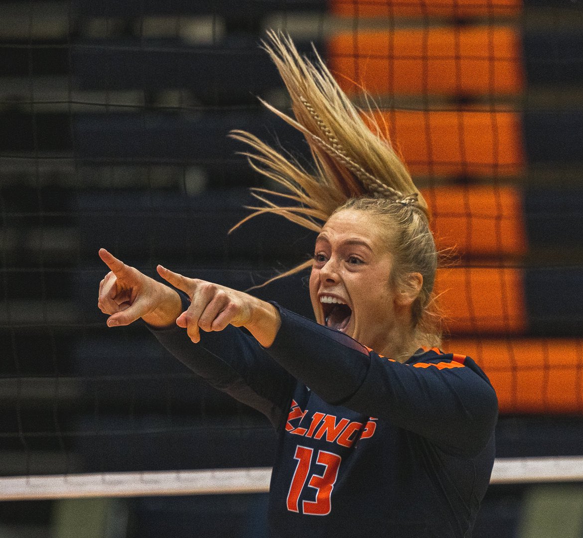 Illinois Volleyball tweet media