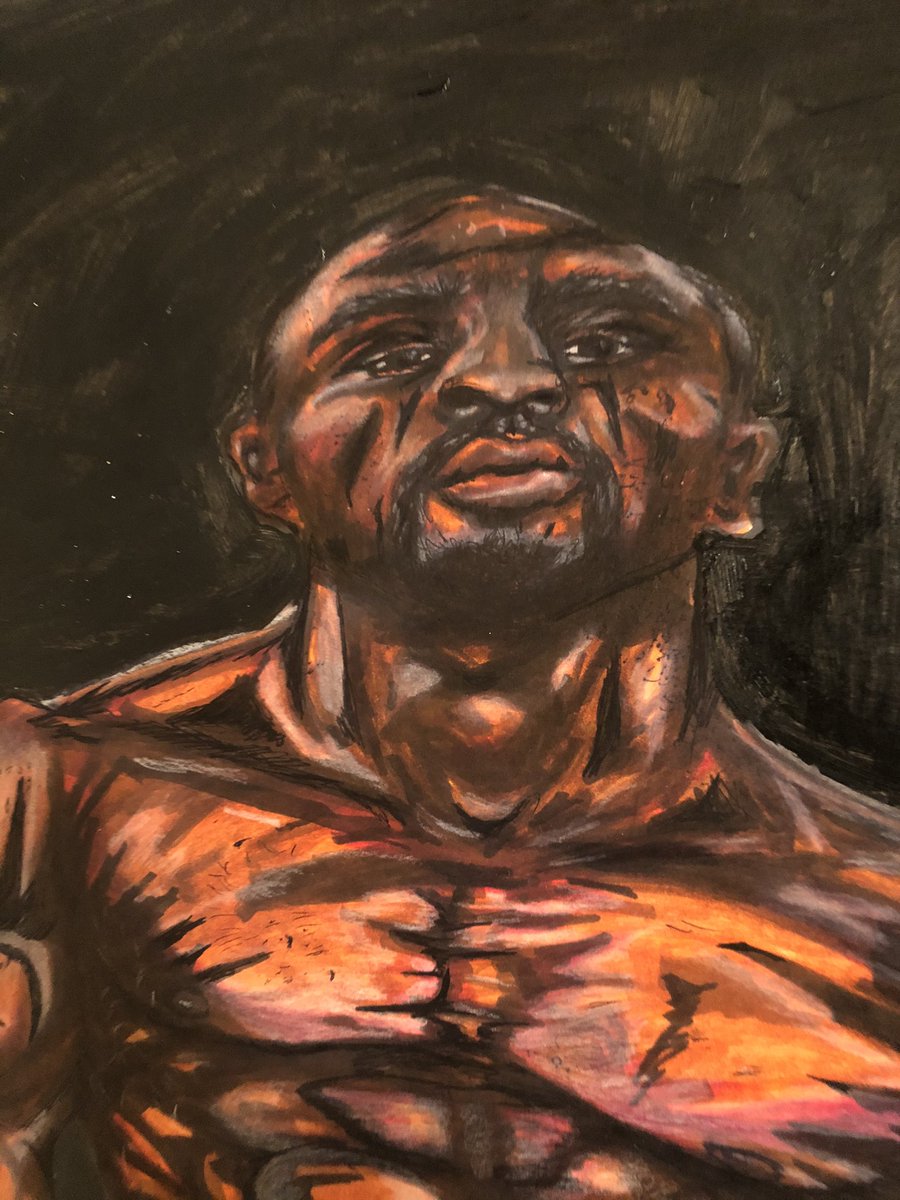 nappyGoku's tweet photo. Follow my IG check out my Just finished this peice of a #legend that we just lost Rest In Peace Marvin 🥊🙏🏿“ Marvelous“ Hagler #artist #boxing #boxing4life #art #artcollectors #draw #paint #ripmarvelousmarvinhagler https://t.co/hjkbHApxat