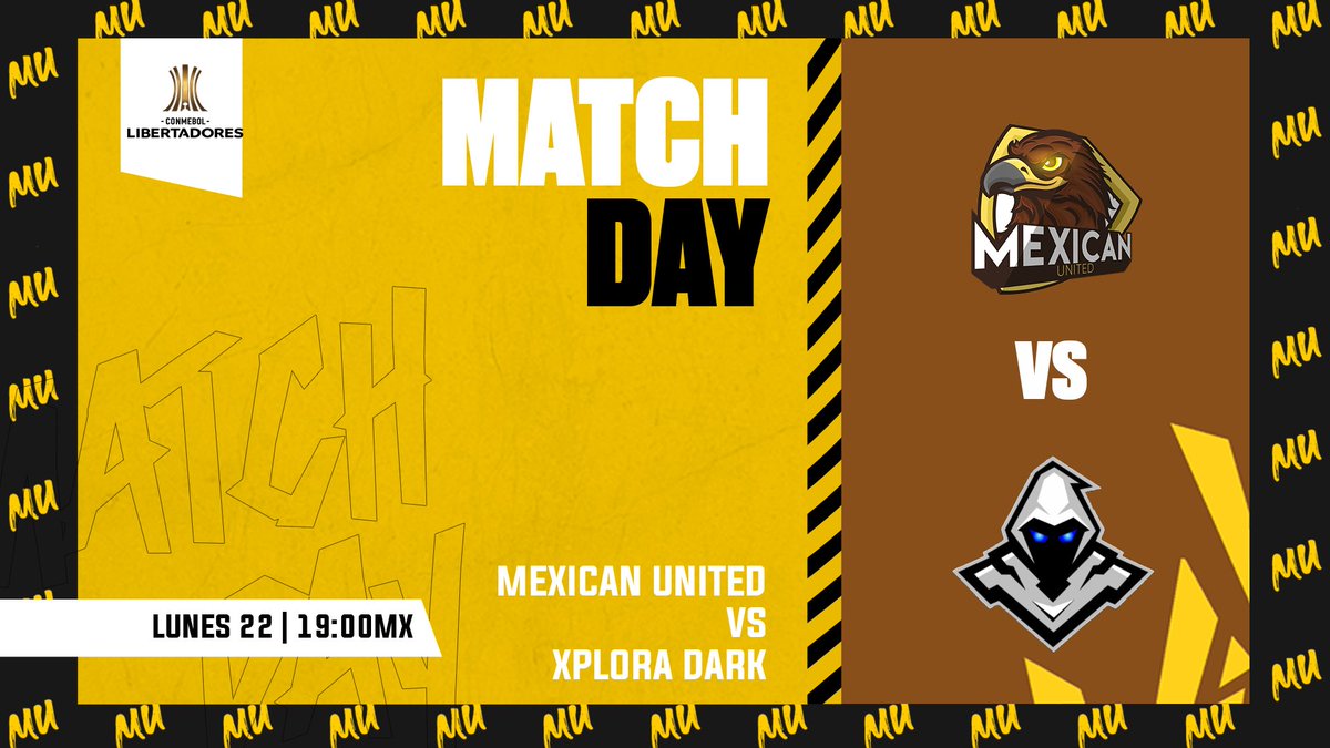#MatchDay | Libertadores

Hoy jugamos los 4tos de final ante @XDarkGamingCR1 vamos por el pase a semis!

Que sea un gran partido!

#GoMU 🦅💛
#Volamosalto🦅💛