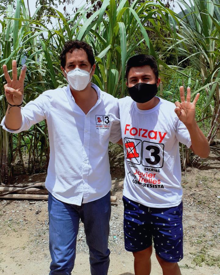 Ivanllacsahuang's tweet photo. Por nuestra regiรณn #PIURA โค
#JavierTrelles #CamisetaConForzay
Marca las campanas ๐๐ escribe el
nro 3๏ธโฃ por mi amigo @javiertrelllez al congreso.
#Elecciones2021 #Piura #PiuraRegion #javierconejotrelles #sanfrancisco
#chipillico
@George_Forsyth PRESIDENTE 2021 https://t.co/00wjWms43h