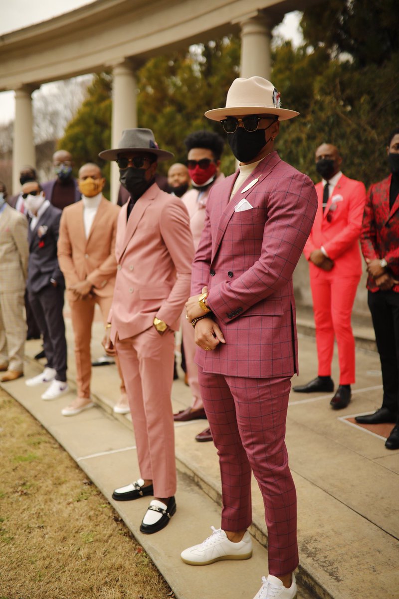 StylesWithAce's tweet photo. Blessing the TL with a little #blackboyjoy as @themileswill would say #ATLFlashmob #blackmenswear https://t.co/LukIBTujHJ