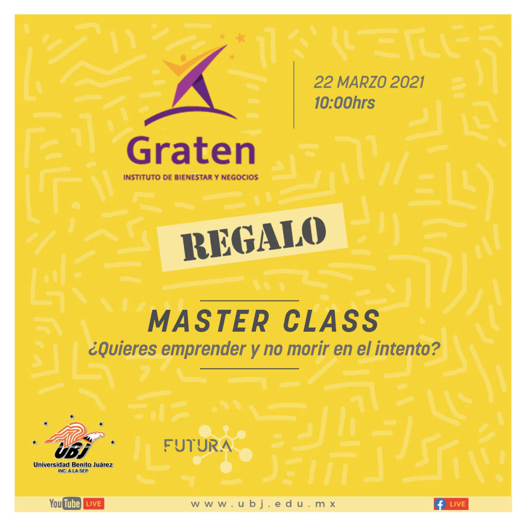 ubjpuebla's tweet photo. 🎁Regalos #FuturaUBJ
¿Quieres emprender y no morir en el intento? Gana esta MasterClass con Graten y cumple tu sueño de empezar tu negocio.

🔥Durante la conferencia te diremos como ganar un lugar
¡No olvides regístrarte!👉🏼https://t.co/GLT3JUdS5a https://t.co/29akrAI2mq