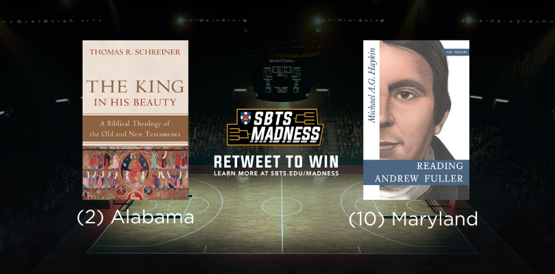 SBTSadmissions's tweet photo. Who doesn't love free books? Our next #SBTSMadness matchup is @DrTomSchreiner up against Michael Haykin with @HesedandEmet! RT to win one of these great books! 📕 📚 📘 https://t.co/mX9KWx6Dft