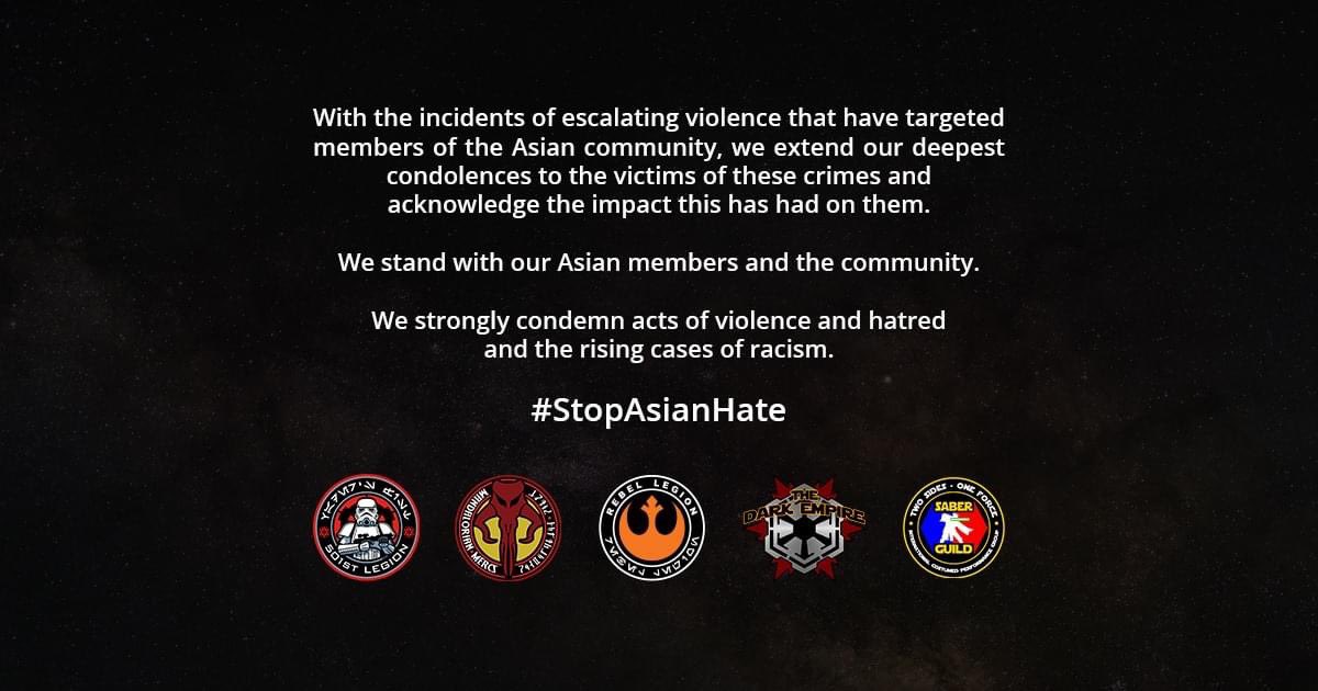 #501stlegion #mandalorianmercs #RebelLegion #TheDarkEmpire #SaberGuild #StopAsianHate