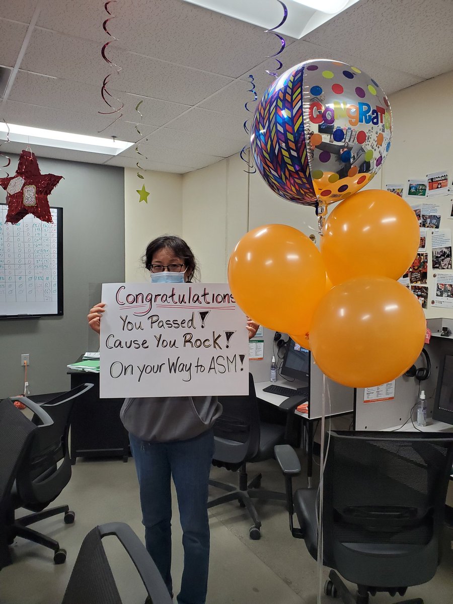 00DREA's tweet photo. Big SHOUT! Goes out to Louhong DS29 for passing her RMA test!! 1 more step! Then Your journey begins as an ASM! Congratulations 👏🎈🎈🎈🎈#goals #awesome #94rocks @bryanHD3504 @CathyABryant @MattCramer179 @Melinda11521488 https://t.co/rTljUyxWbK