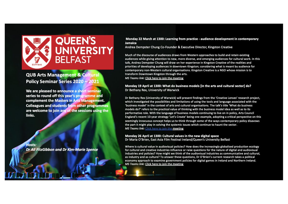 endzoftheearth's tweet photo. Check out the rest of the #QUB #AMCPLectureSeries hosted by @Fitzali and I. See you soon! https://t.co/Pv35gjSs2o