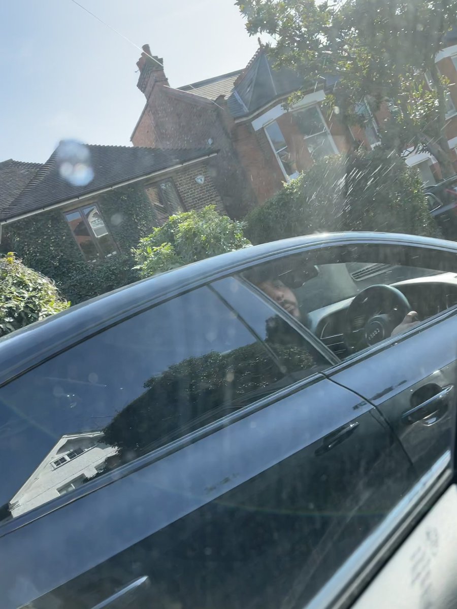 sonyaAgupta's tweet photo. So this man spat at me today from his car. Luckily my car window was up. All because I signalled to him to slow down after he almost crashed into me. He trapped my car with his, refused to move and then shouted at me. When I ignored him he shouted ‘slut’ and ‘whore’ at me! Why!?! https://t.co/Tb83CGMXAl