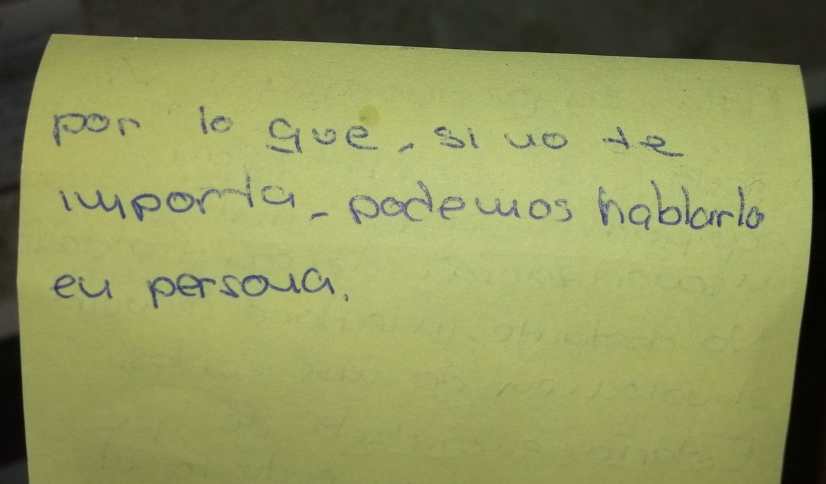 Un día normal en esta, nuestra comunidad