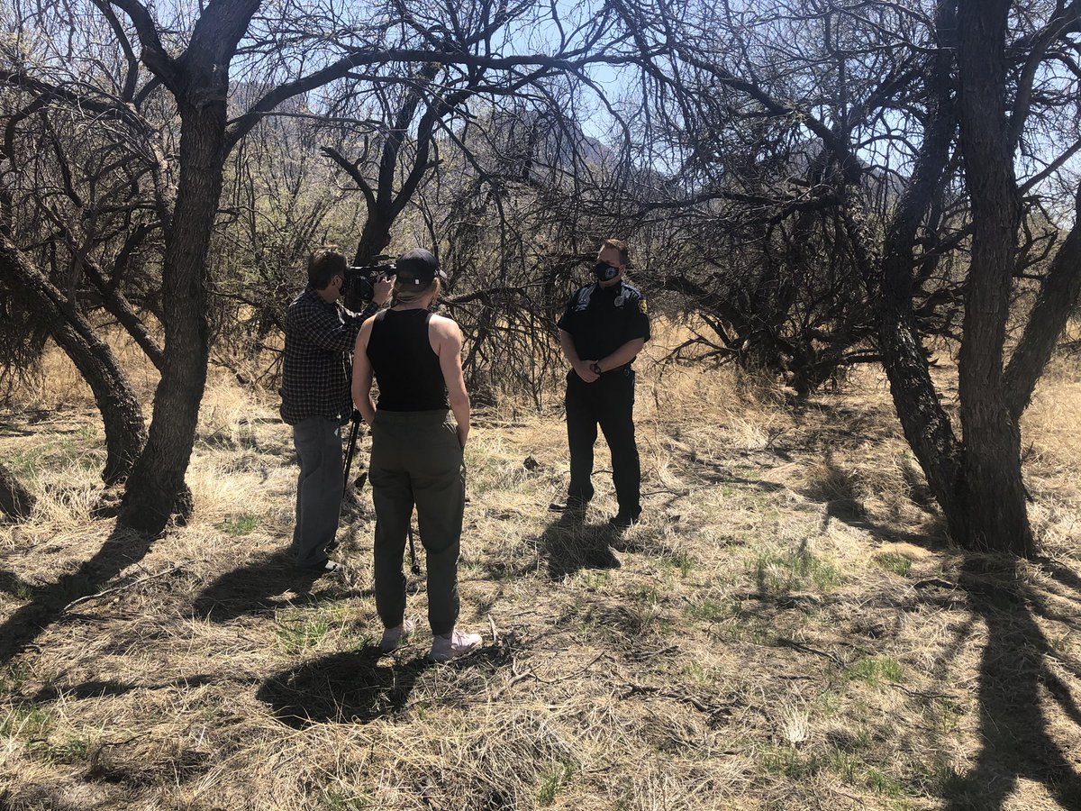GRFDAZ's tweet photo. #GRFD PIO Adam Jarrold talks to @MeganMcNeilTV with @koldnews about wildfire risks and mitigation efforts. #CommunityFirst https://t.co/bArRbXPTRq