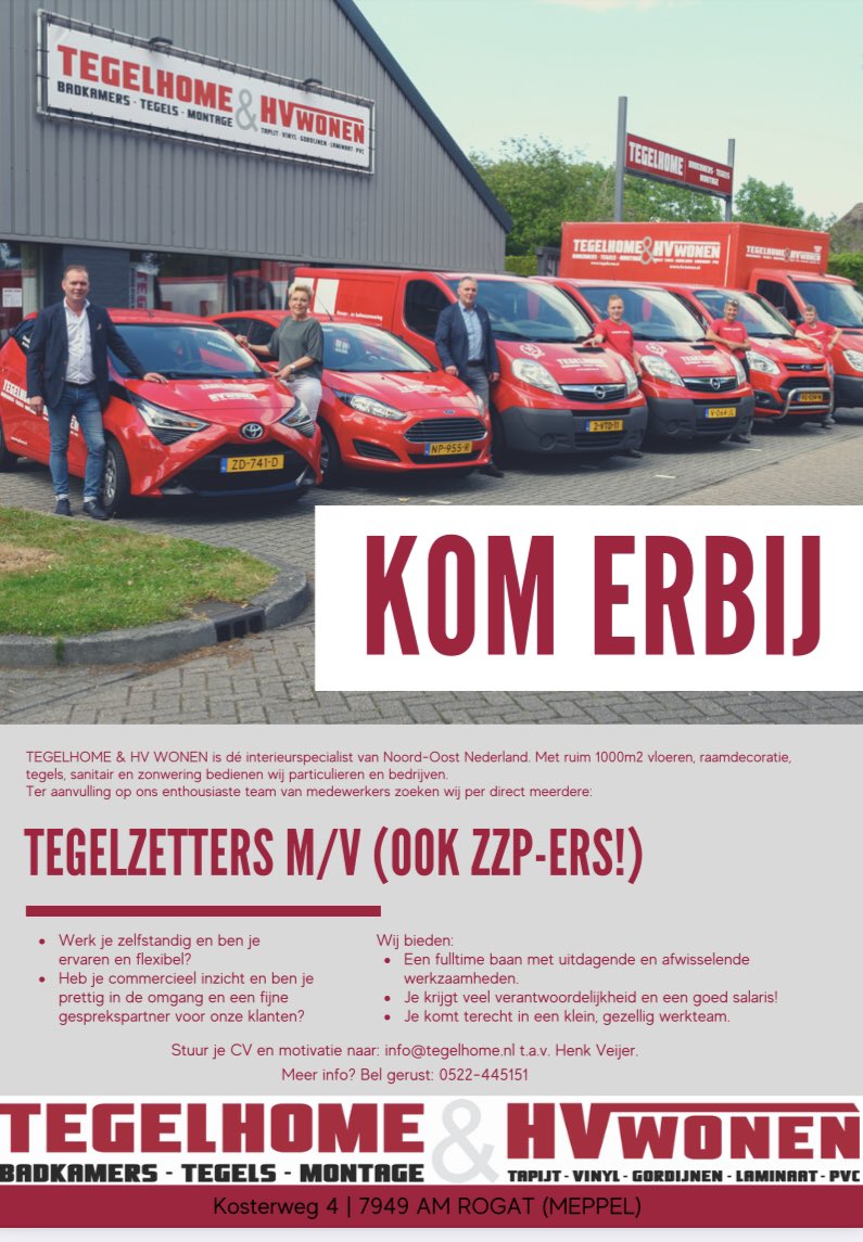 Kom jij ons team versterken?

Delen zou fijn zijn!