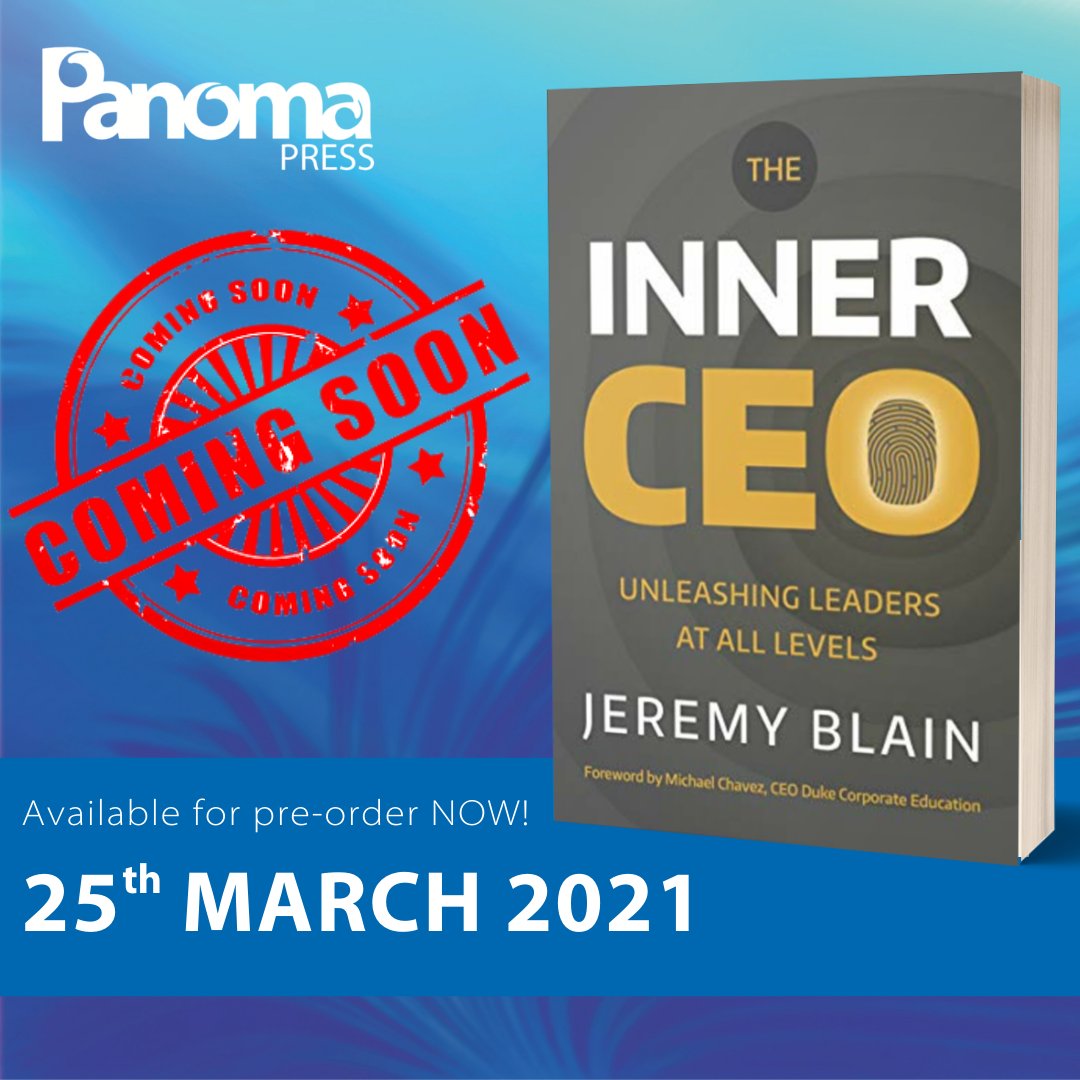 PanomaPress's tweet image. There are many books on leadership in general, but very few that focus on leadership at ALL levels. Until now! Jeremy Blain's #newbook is for organisations, leaders, and all those ready to unleash their #innerCEO to contribute beyond their job description! buff.ly/3w0sFt8