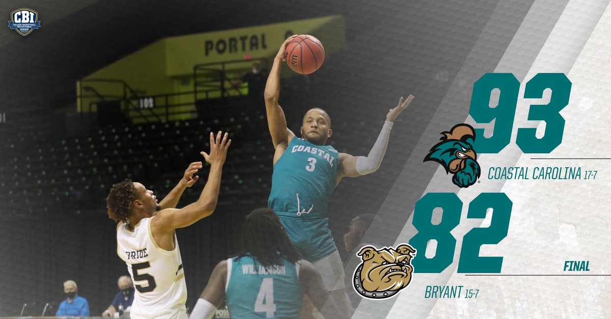 CoastalMBB's tweet photo. The Chants advance to tomorrow's semifinals against Stetson https://t.co/RWk31JUxbb