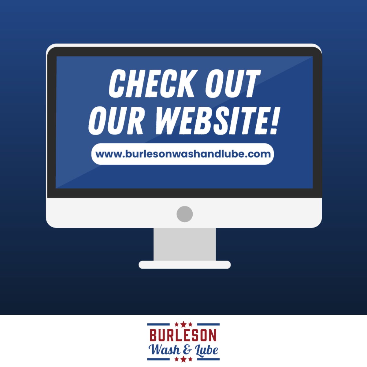 We've recently updated our website! Head over to burlesonwashandlube.com to learn more about us and the services we offer.
