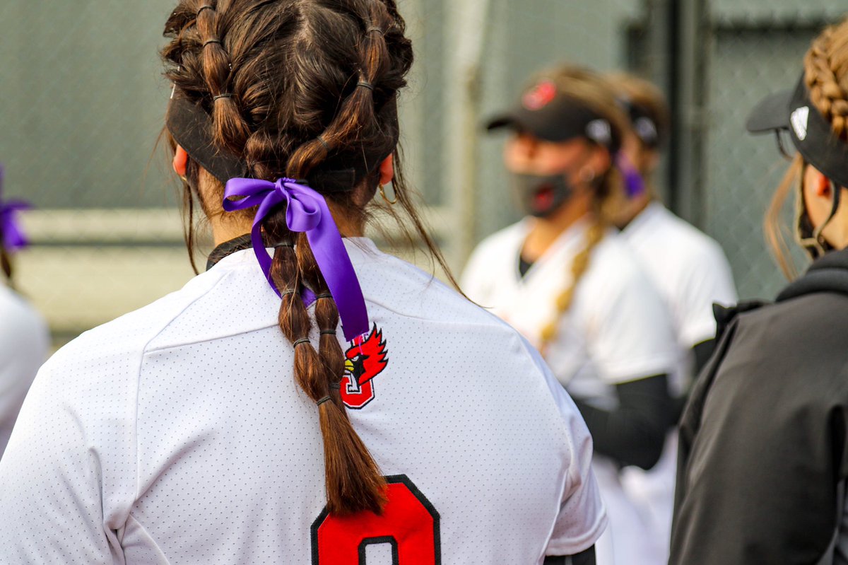 jewellsoftball's tweet photo. Today we wear purple for Jim Rawls 💜 https://t.co/pGRTdadeY8