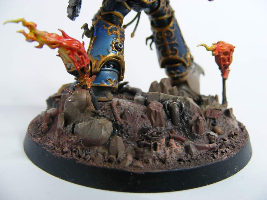 DublinGuild's tweet photo. Fantastic Roboute Guilliman here from one of our younger club members, Glen Jr. #warhammer40k #warhammercommunity #gamesworkshop #paintingwarhammer #adeptusastartes #imperium #spacemarines #ultramarines #primarch #robouteguilliman 2/4 https://t.co/uSCYjcv7zd