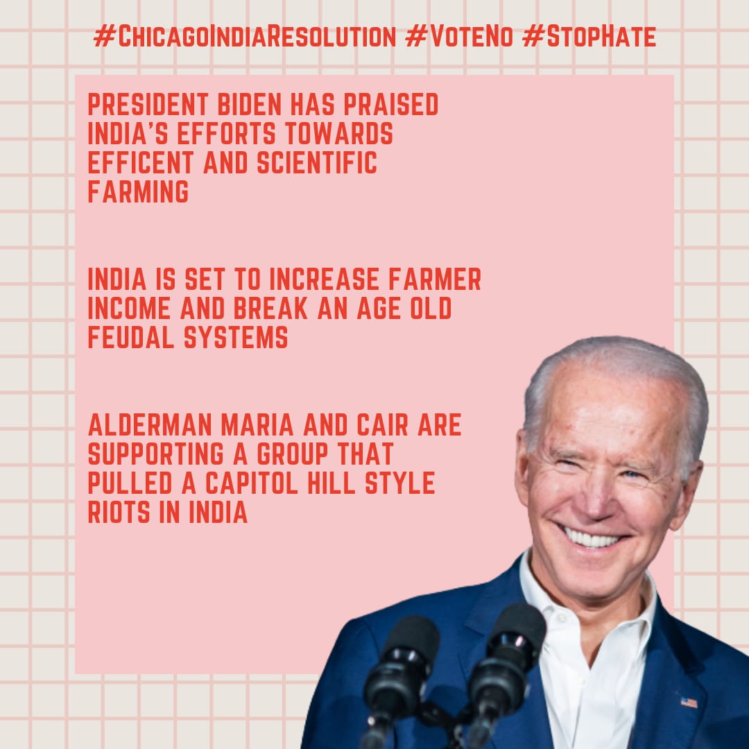 No_ANTIND_Hate's tweet photo. Why are Indian immigrant dreamers not as important as American?

Why oppose India for accepting persecuted minorities?

Why oppose scientific and efficient farming in India?

Why insult 1.3 billion Indians for petty politics?

Answer us...

#ChicagoIndiaResolution #VoteNo https://t.co/sMXISYYrdi