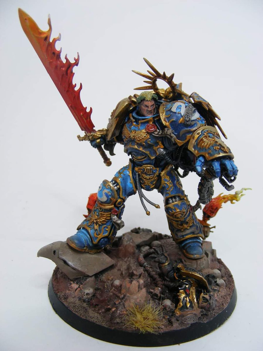DublinGuild's tweet photo. Fantastic Roboute Guilliman here from one of our younger club members, Glen Jr. #warhammer40k #warhammercommunity #gamesworkshop #paintingwarhammer #adeptusastartes #imperium #spacemarines #ultramarines #primarch #robouteguilliman 4/4 https://t.co/0JANxcv02R