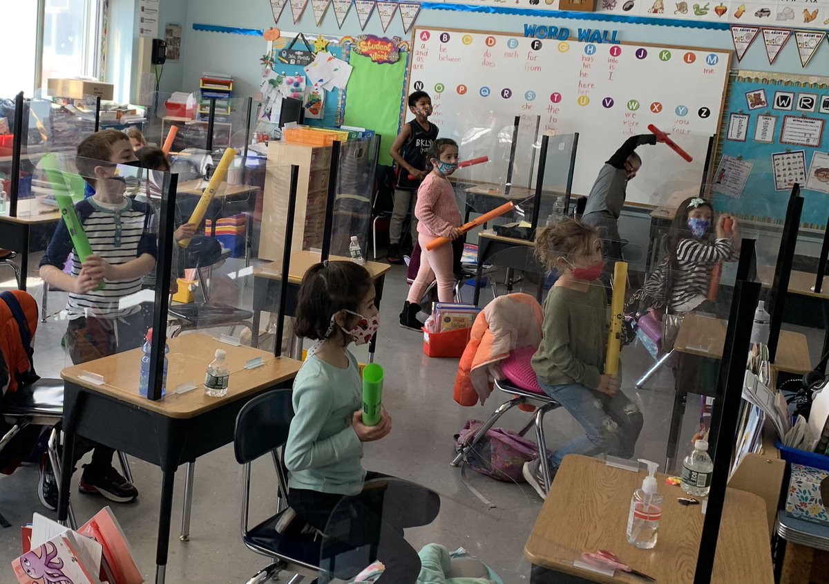 MeeganColeman's tweet photo. 1st grade worked on note reading, steady beat, and teamwork, all while having their first Boomwhackers experience. Our beautiful melody ⭐️twinkled⭐️ through the air.  Can you guess what we played today?
@emeadowschools @EastMeadowArts @BarnumWoods https://t.co/VuXVvmcLcV