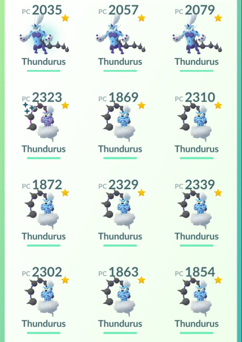 thaddpokemongo's tweet photo. Results of #Therian and #Incarnate Thundurus raids!
#PokémonGO #Pokemon #PokemonGoRaid #PokemonGoRaids #PokemonGOBrasil #ThundurusRaids #RemoteRaids #Thundurus #ChargeUp #CargaTotal #GoBattle #ShinyPokémon #Shiny #LegendaryPokémon https://t.co/tQHtpUkess