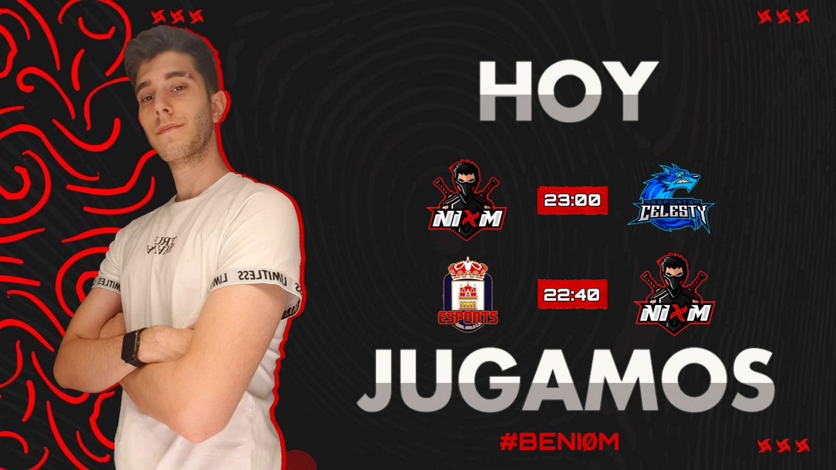 NiomEC_'s tweet photo. ¡Ey Ninjas!
😎 Nuestros Ninjas de @NIOMBoys tiene 2 partidos para sumar puntos en la clasificación.
🏆 @VPN_SPAIN
🆚️ @RealAviladirect
⏰ 22:40
🏆 #COPALOMOS
🆚️ @celesty_ec
⏰ 23:00
https://t.co/3xMMQVDmNC
#BENIØM ㊙️ https://t.co/Sr7BRdNjez