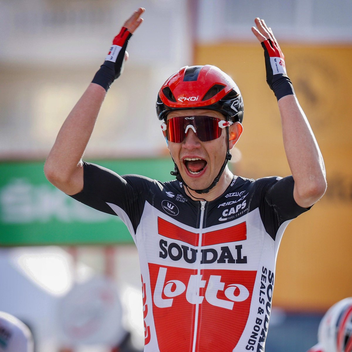 andreaskron98's tweet image. What a day!🤩
I won the first stage of @voltacatalunya - my first world tour stage win🥇🏆 A big thanks to my team @lotto_soudal🙏🏼 

📸Photo news