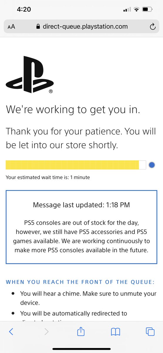 Morgan81091068's tweet photo. @PS5RestockAlert This L hurt the most. So close. https://t.co/pIlhWbIHYm