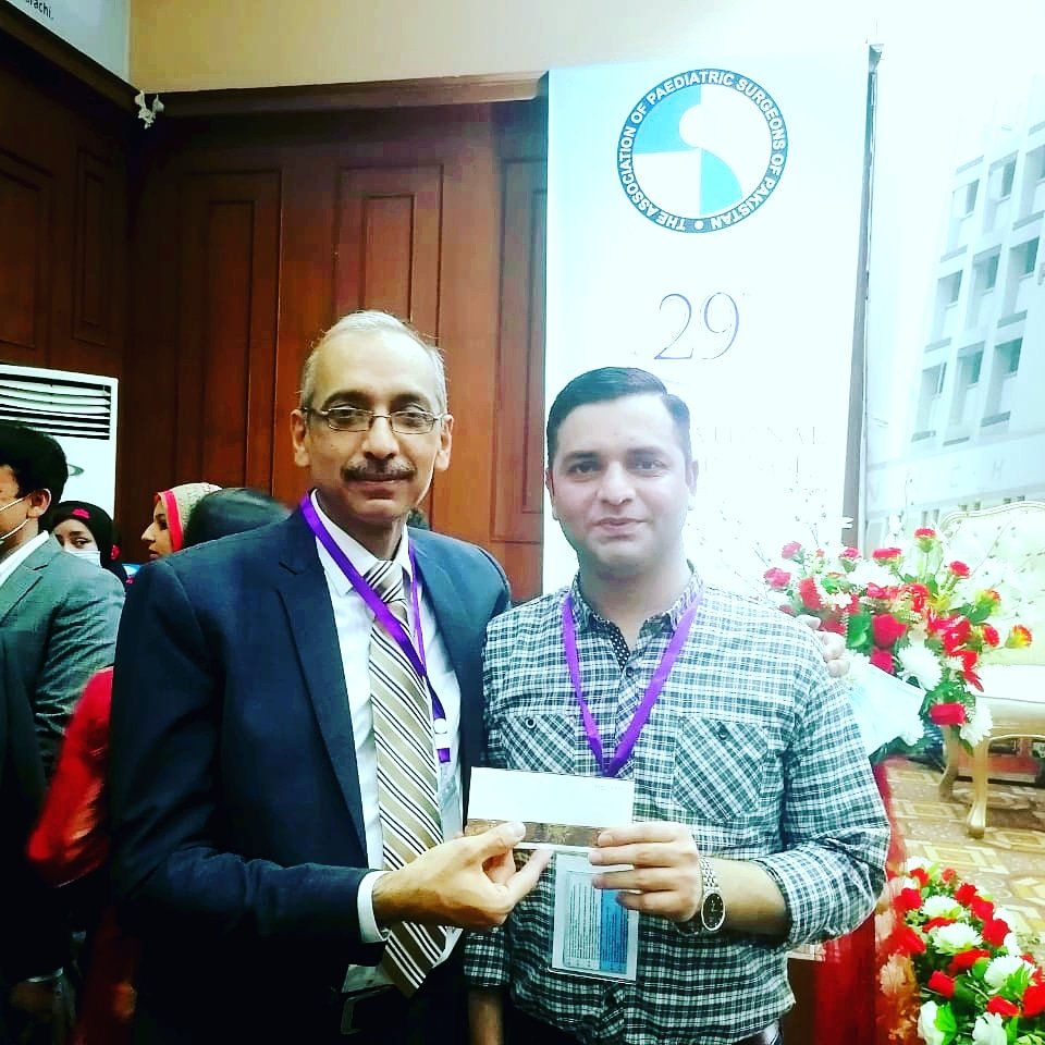 DrFaisalBarakza's tweet photo. This goes to the victory of grabbing #first_ position in article presentation at #29th_APSP international conference Karachi representing my Pediatric Surgery unit for Khyber Teaching hospital,
Cheers and all thanks to my Teachers.
#29th_APSP_International_ conference at NICH https://t.co/c8pTMfw4o9