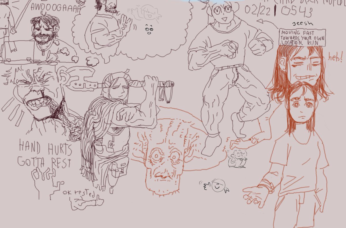 Doodlerinos from yesterday's Drawpile session, was fun made cool stuff would do it again 