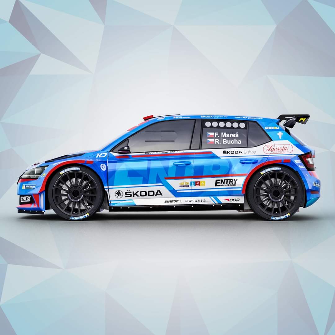 FilipMaresRally's tweet photo. I v letošní sezóně Mistrovství ČR v rally budeme pokračovat v našich tradičních barvách Entry Engineering. A poprvé už tento týden s číslem 5 na dveřích! 💙 #lauretaauto #keanedesign
Keane Design made this refreshed livery! https://t.co/35fjQ9wTwP