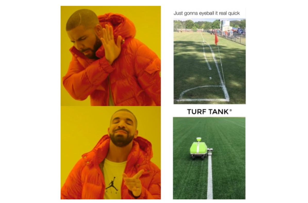 Turf_Tank's tweet photo. If you have friends whose fields look like this, tag them. They definitely need a Turf Tank. 😂
#Perfectlines https://t.co/0Yrelutjjf