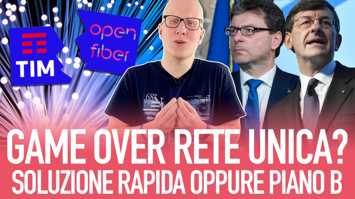Raggiungere gli obiettivi di copertura del paese con reti a banda ultralarga con i mezzi più rapidi ed efficienti possibili.
Se la rete unica sarà tra questi, bene, se no si opterà per un piano B.

Nuovo video su Youtube 👉 youtu.be/tuzXCnp1jwA

#reteunica #telecomunicazioni