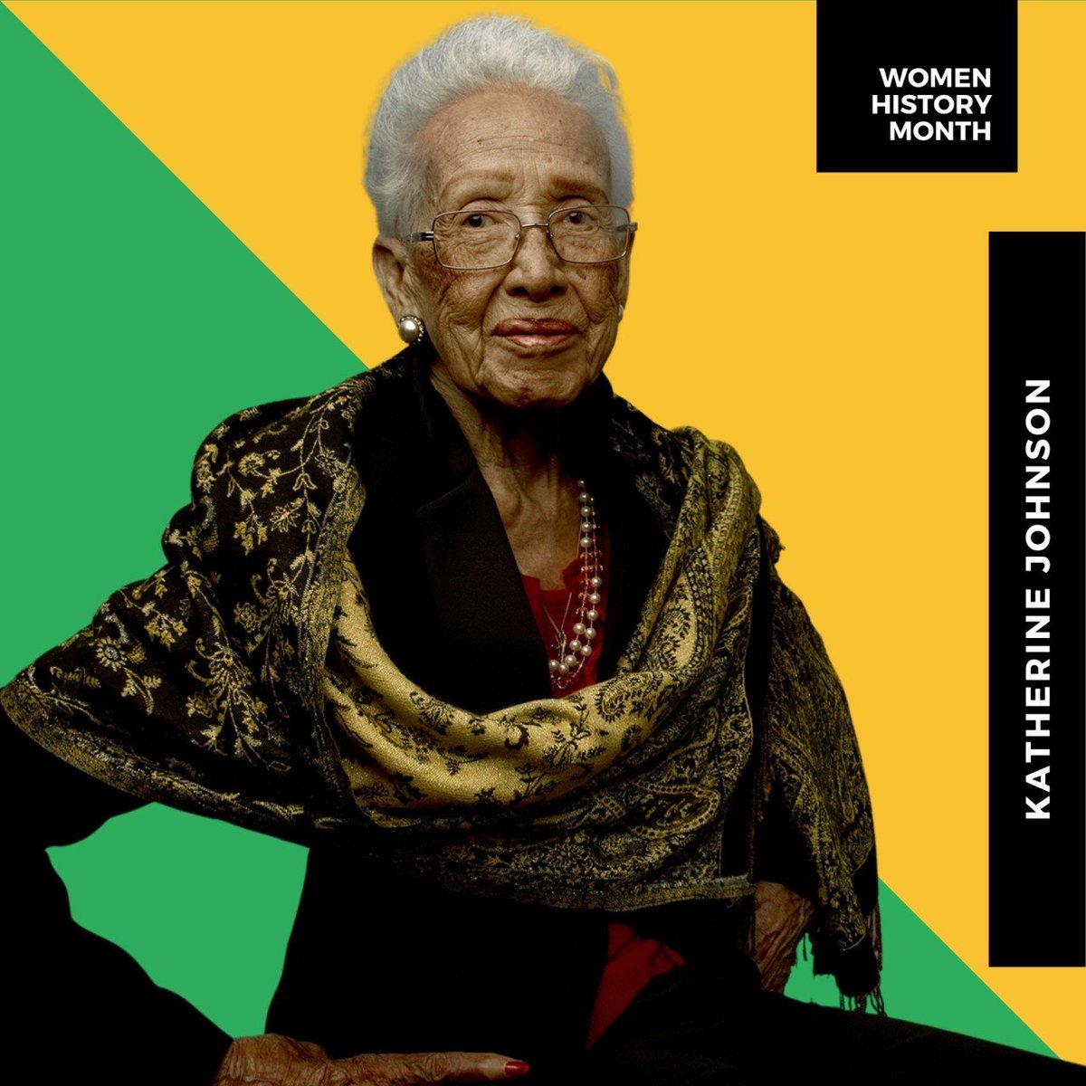 A trailblazer, Katherine Johnson was the first women to be given authorship of a research report at NASA, and later calculated the equations needed for John Glenn to make his trip to outer space. #WomensHistoryMonth #Shero #HERstory