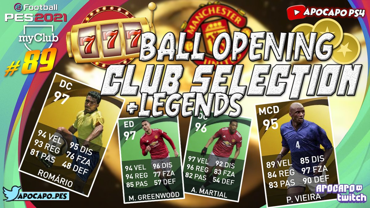 APOCAPO_PES's tweet photo. 🚨🚨🚨 NUEVO VIDEO!!
👉▶️https://t.co/66SHbz5eRH
▶️https://t.co/66SHbz5eRH👈
#BallOpening 2 LEYENDAS + MANCHESTER UNITED #ClubSelection
@PESlatam @officialpes #eFootballPES2021 #myClub https://t.co/6NaUTzDXzf
