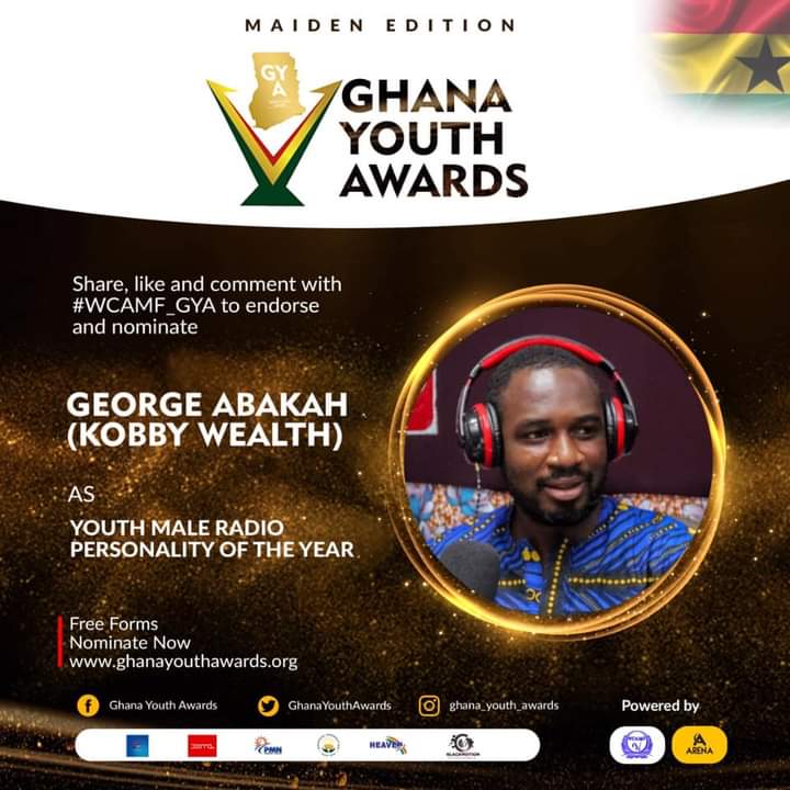 GeorgeAbakah5's tweet photo. I need your support guys
#WCAMF_GYA’21
#WCAMF
#ARENA Events
The highest likes, comments and endorsements will help in the final nominees evaluation process.
@GhanaYouthAwards https://t.co/kxumzqiyJa